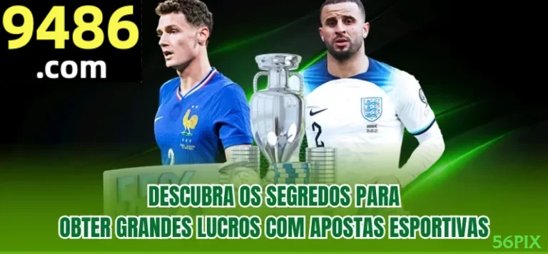 Imagem promocional das apostas esportivas da 56pix
